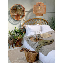 Załaduj obraz do przeglądarki galerii, Rattanowa lampa Boho Chic Antique A
