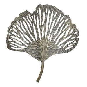 Kinkiet metalowy  liść Chic Antique