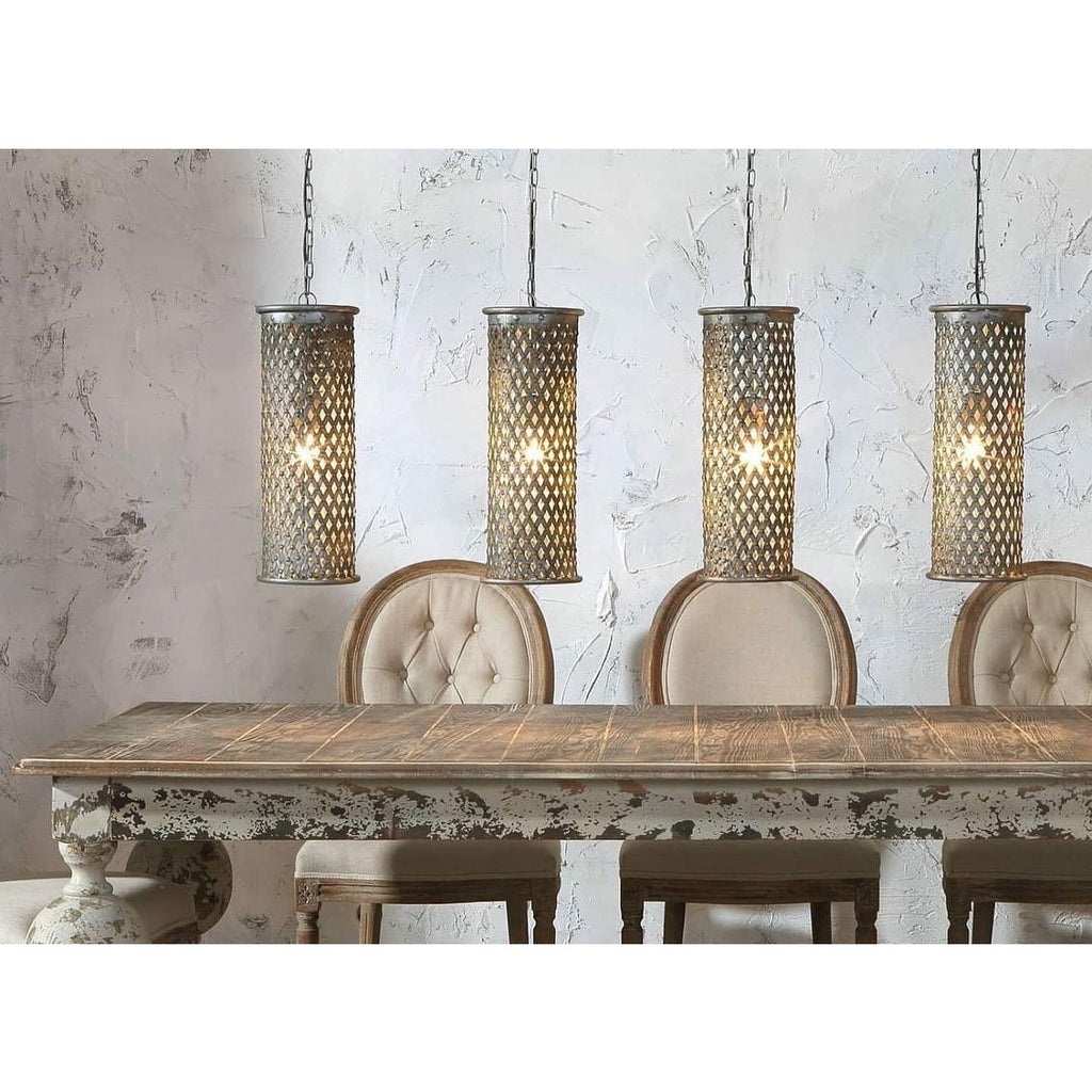 Lampa sufitowa tuba Grigio Belldeco