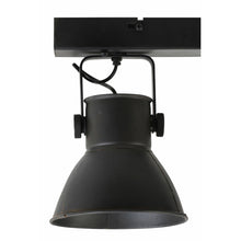 Załaduj obraz do przeglądarki galerii, Lampa podwójna sufitowa industrialna  czarna mat Light Living
