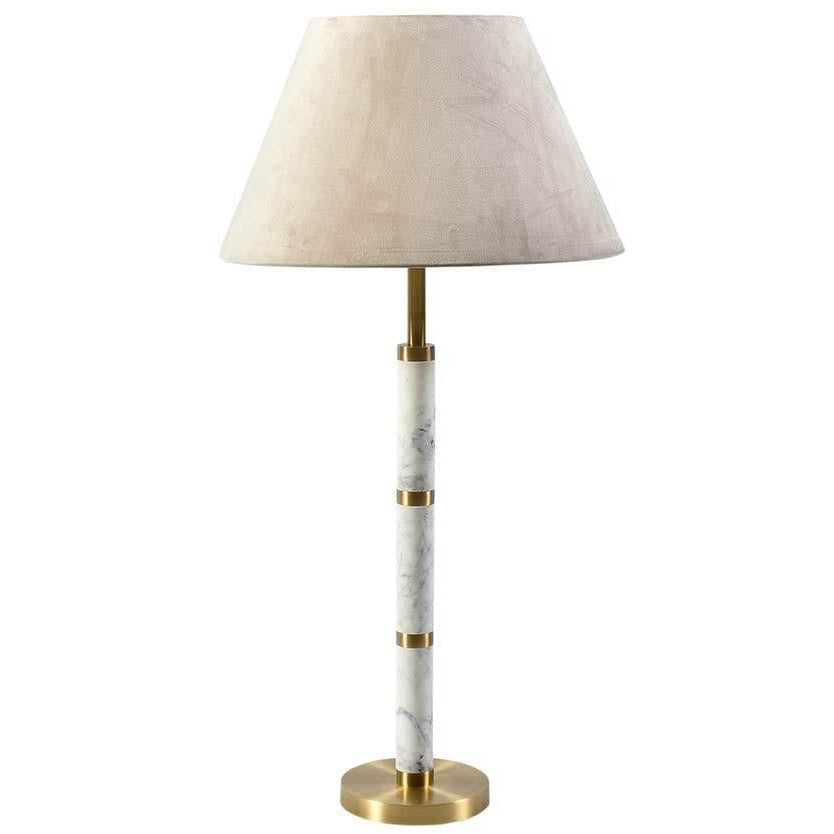 Lampa marmurowa ze złotymi wykończeniami Belldeco Deluxe Gold 2
