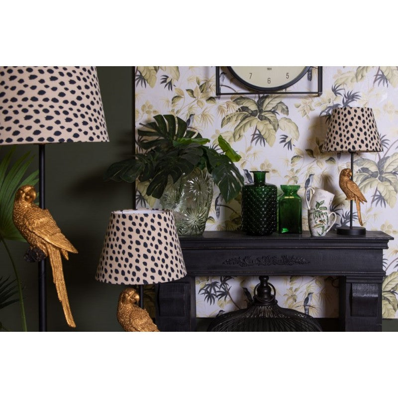 Lampa stołowa papuga złota Clayre Eef