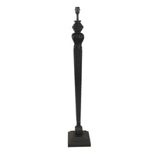 Załaduj obraz do przeglądarki galerii, Lampa podłogowa prowansalska czarna drewniana CLayre Eef
