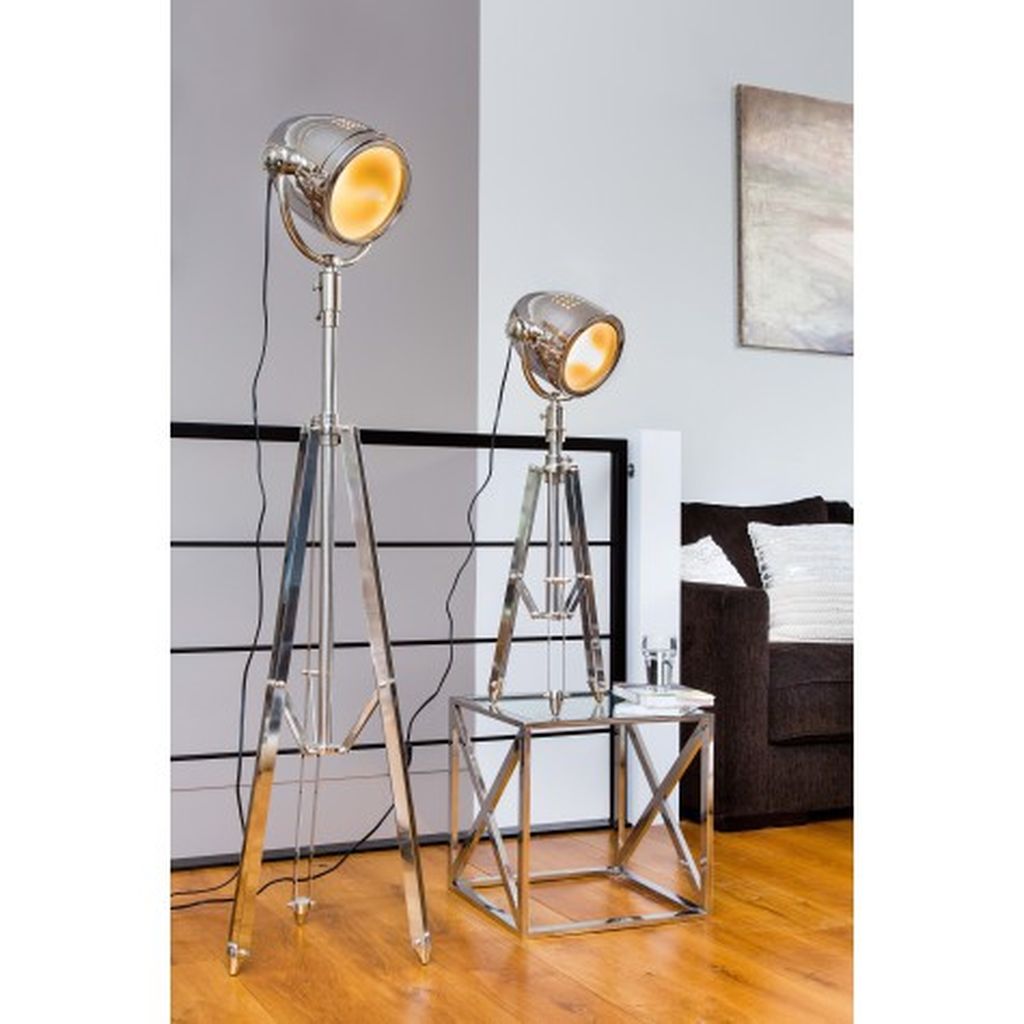 Lampa podłogowa reflektor nikiel Taylor Light Living