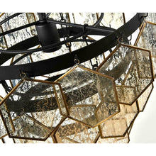 Załaduj obraz do przeglądarki galerii, Lampa sufitowa szklana Glamour 3 Belldeco

