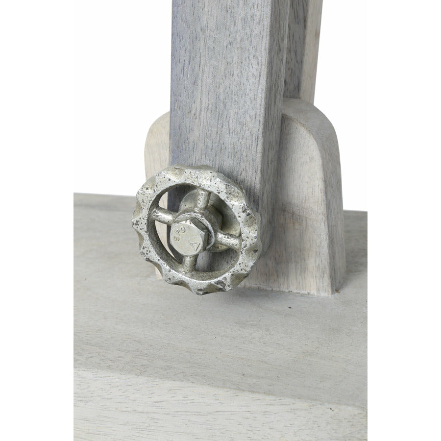 Lampa industrialna drewniana szara gabinet Light Living