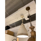 Lampa wisząca kremowa retro 28 x 45 cm Clayre Eef