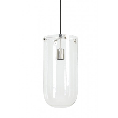 Lampa wisząca szklana tuba 21 x 41 cm Light Living