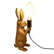 Załaduj obraz do przeglądarki galerii, Lampa stołowa królik złota Clayre Eef
