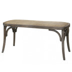 Ława z rattanowym siedziskiem Chic Antique