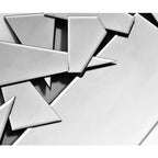 Lustro srebrne eleganckie Glamour 120 cm Belldeco