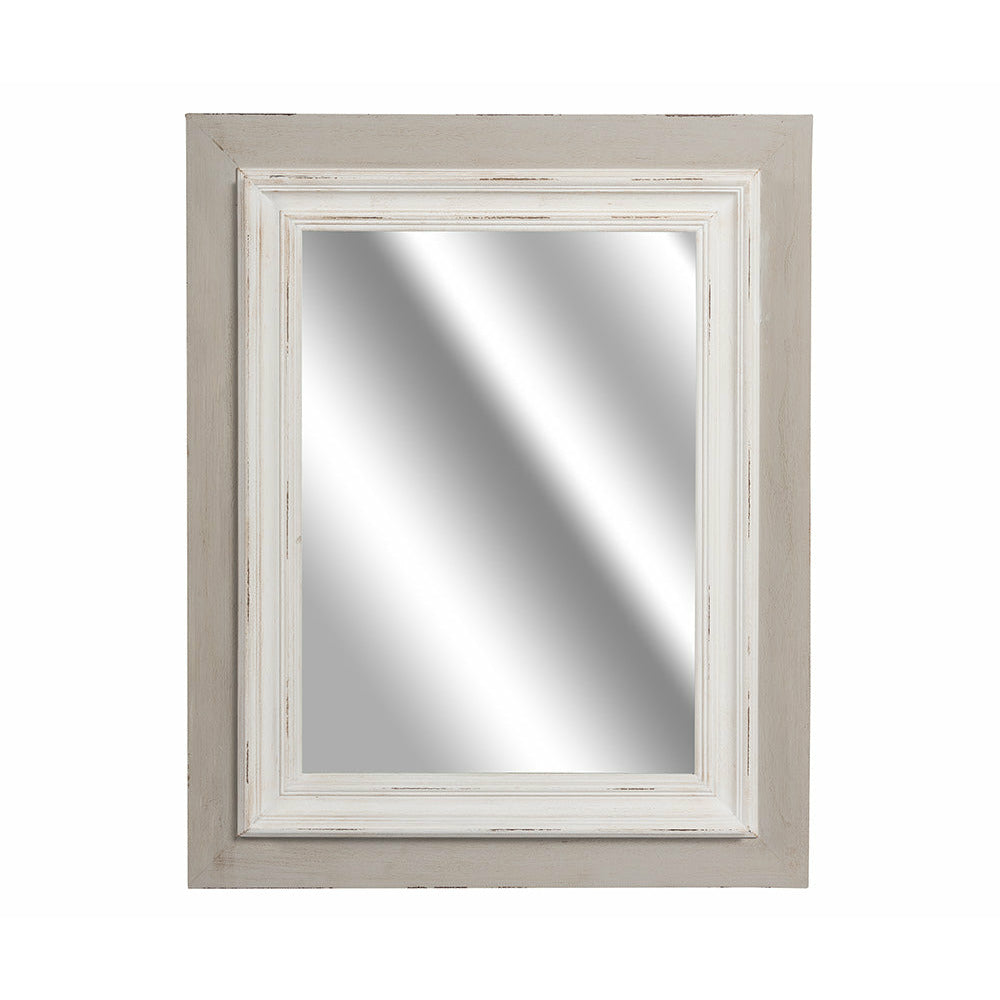 Lustro ścienne prostokątne Grigio B szare 100 cm Belldeco