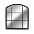 Lustro Nero czarne szprosy Belldeco