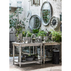 Lustro owalne srebro Grigo Belldeco