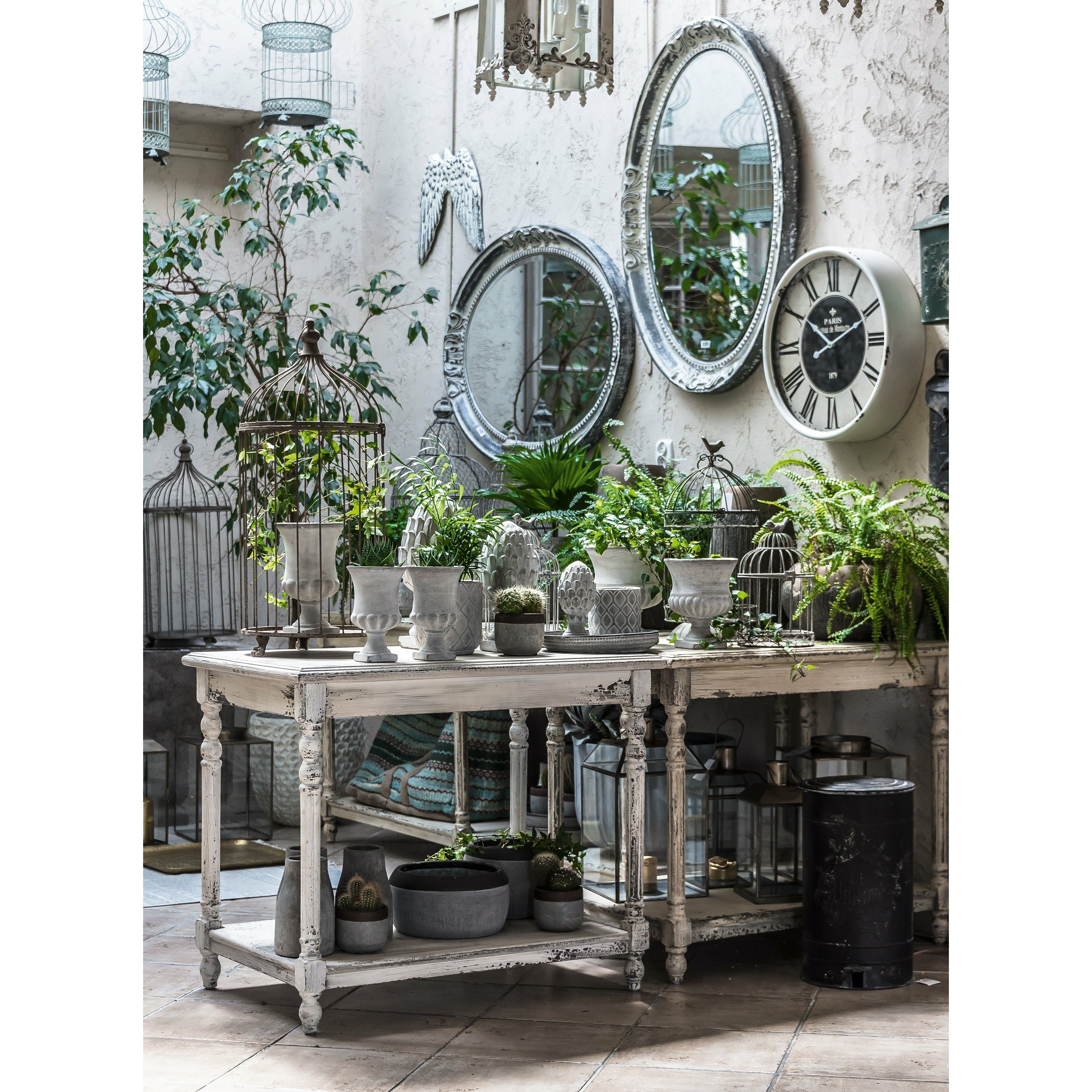 Lustro owalne srebro Grigo Belldeco