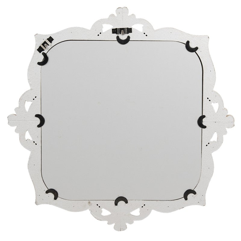 Lustro prowansalskie w drewnianej ramie 56 cm Clayre Eef