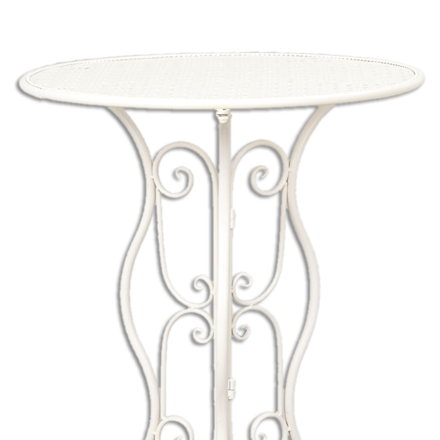 Meble ogrodowe metalowe retro białe Clayre Eef