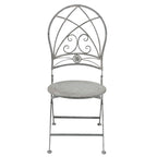 Meble ogrodowe metalowe retro szare Clayre Eef