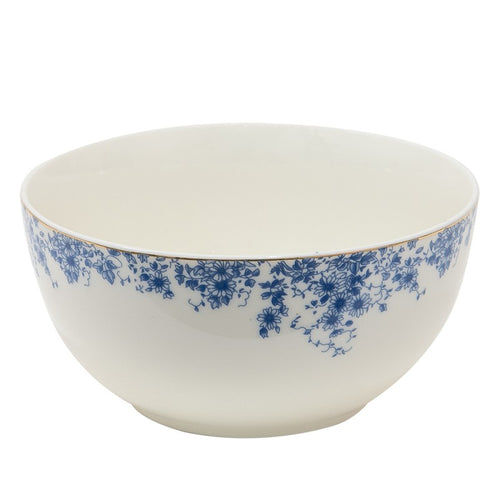 Miska porcelanowa niebieskie kwiaty Clayre Eef