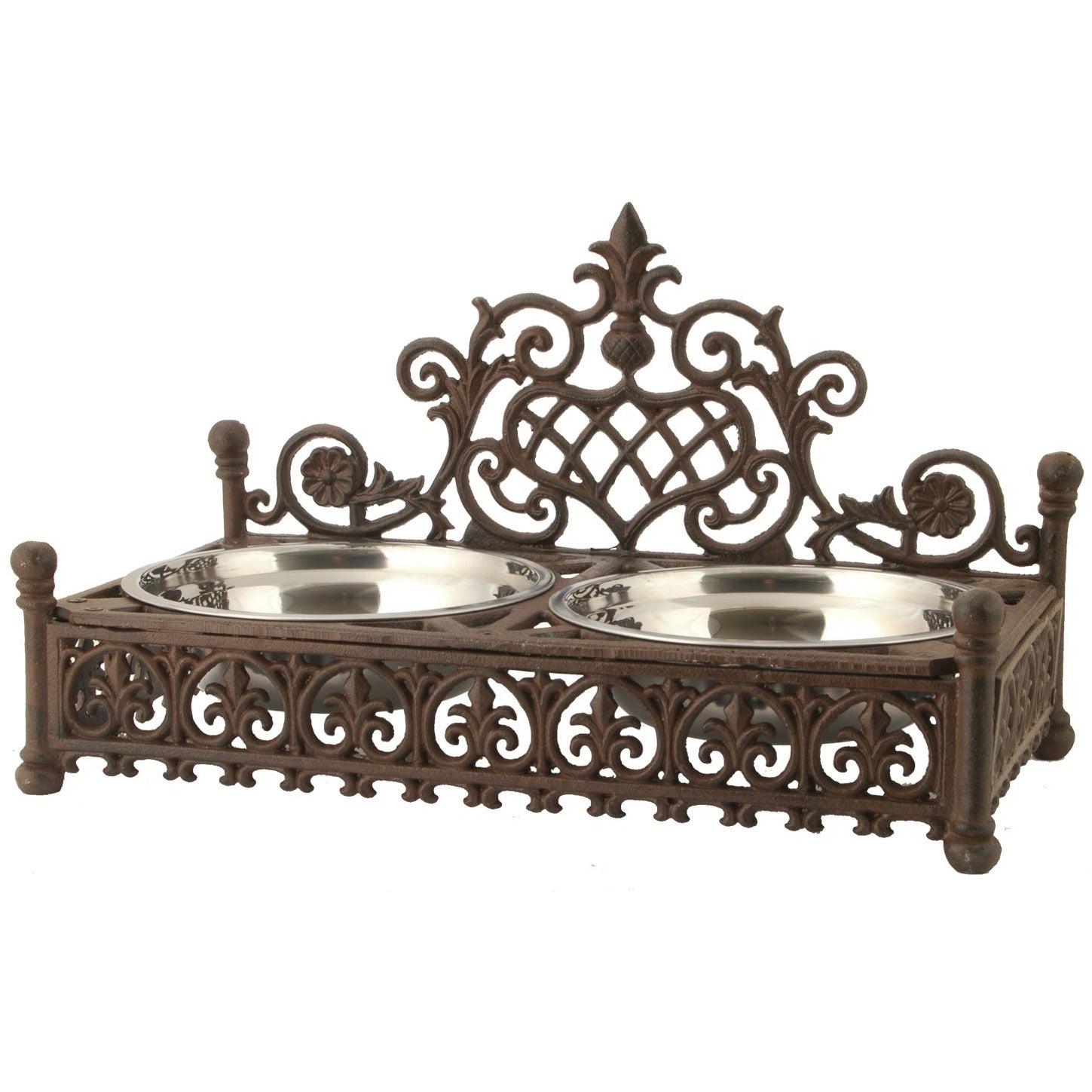 Miski dla psa na stojaku metalowe duże Clayre Eef