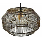 Lampa sufitowa Modern druciana złota 3 Belldeco