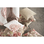 Narzuta na łóżko biała etno 140 x 220 cm Clayre Eef