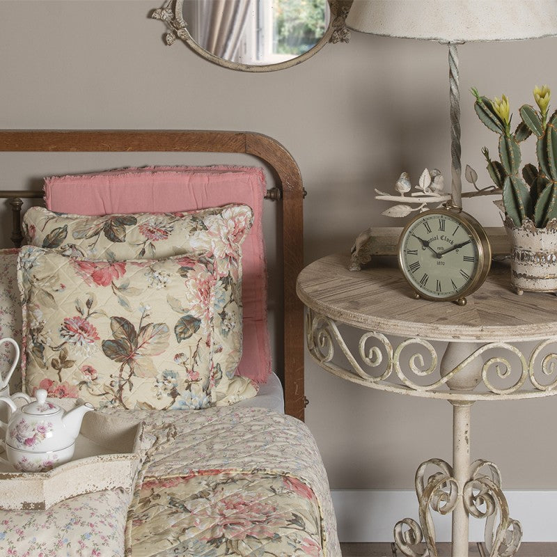 Poduszka kwiaty peonie 40 x 40 cm Clayre Eef