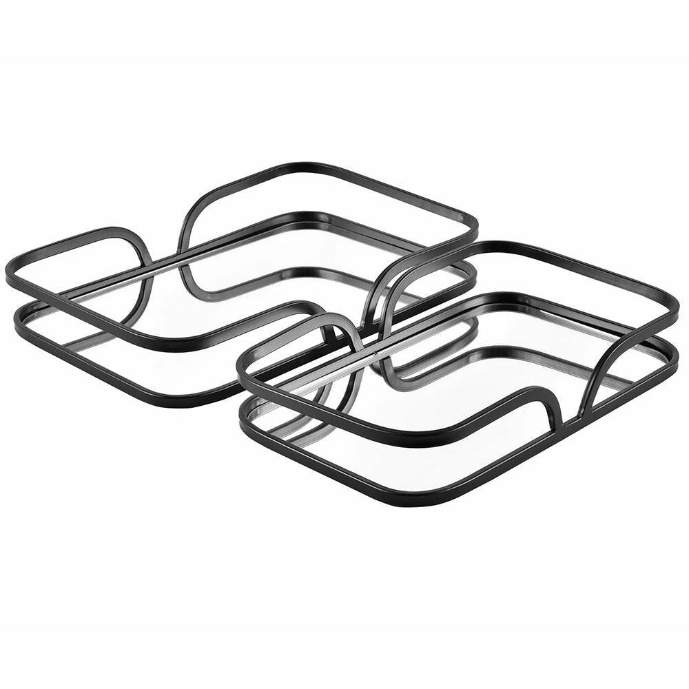 Taca szklana czarna Nero B mała Belldeco