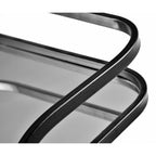 Taca szklana czarna Nero B mała Belldeco