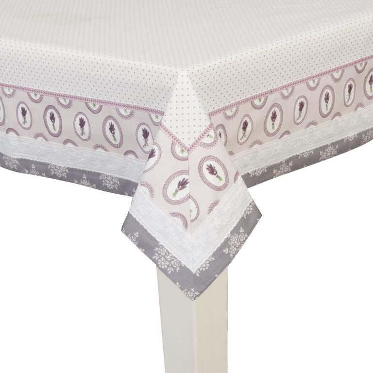 Obrus fioletowy lawenda 100 x 100 Clayre Eef