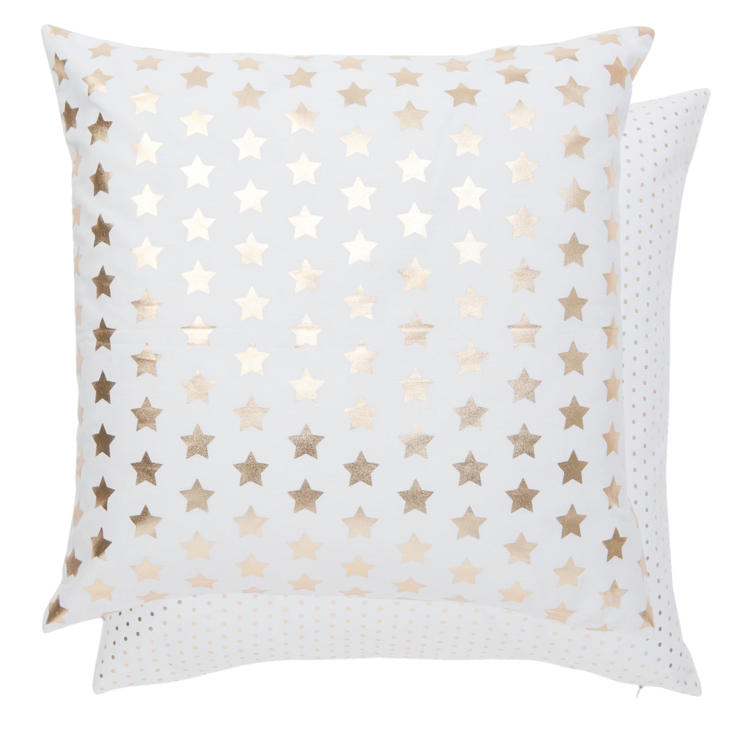 Poduszka biała w  gwiazdy złote Clayre Eef