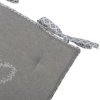 Poduszka na krzesło serce szara retro Clayre Eef