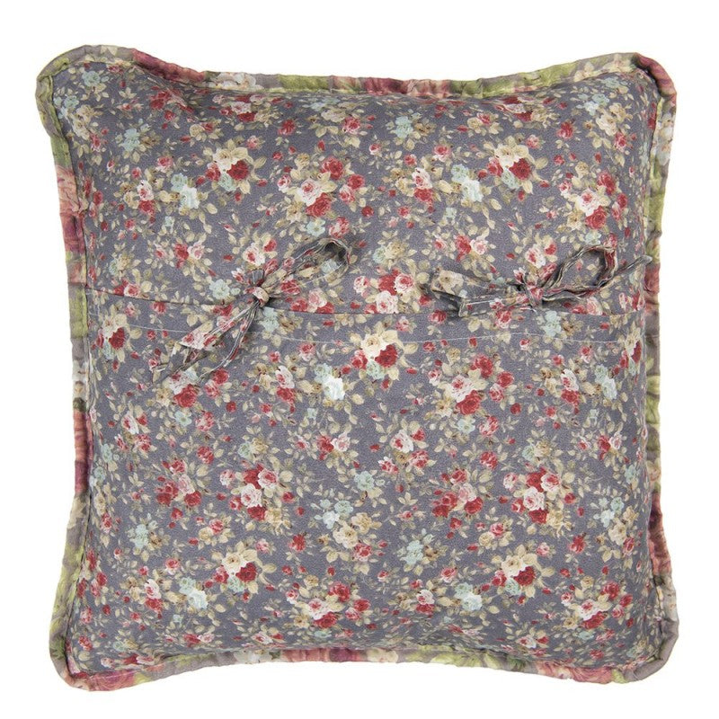 Poduszka kwiaty róże vintage 40 x 40 cm Clayre Eef
