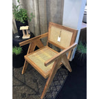 Krzesło Bari proste z plecionką wiedeńską boho 3 Belldeco