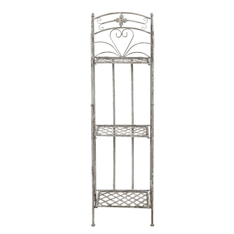 Regał metalowy stojący szary retro Clayre Eef