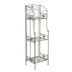 Regał metalowy stojący szary retro Clayre Eef