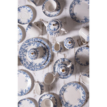 Załaduj obraz do przeglądarki galerii, Mlecznik i cukiernica porcelanowa niebieskie kwiaty Clayre Eef
