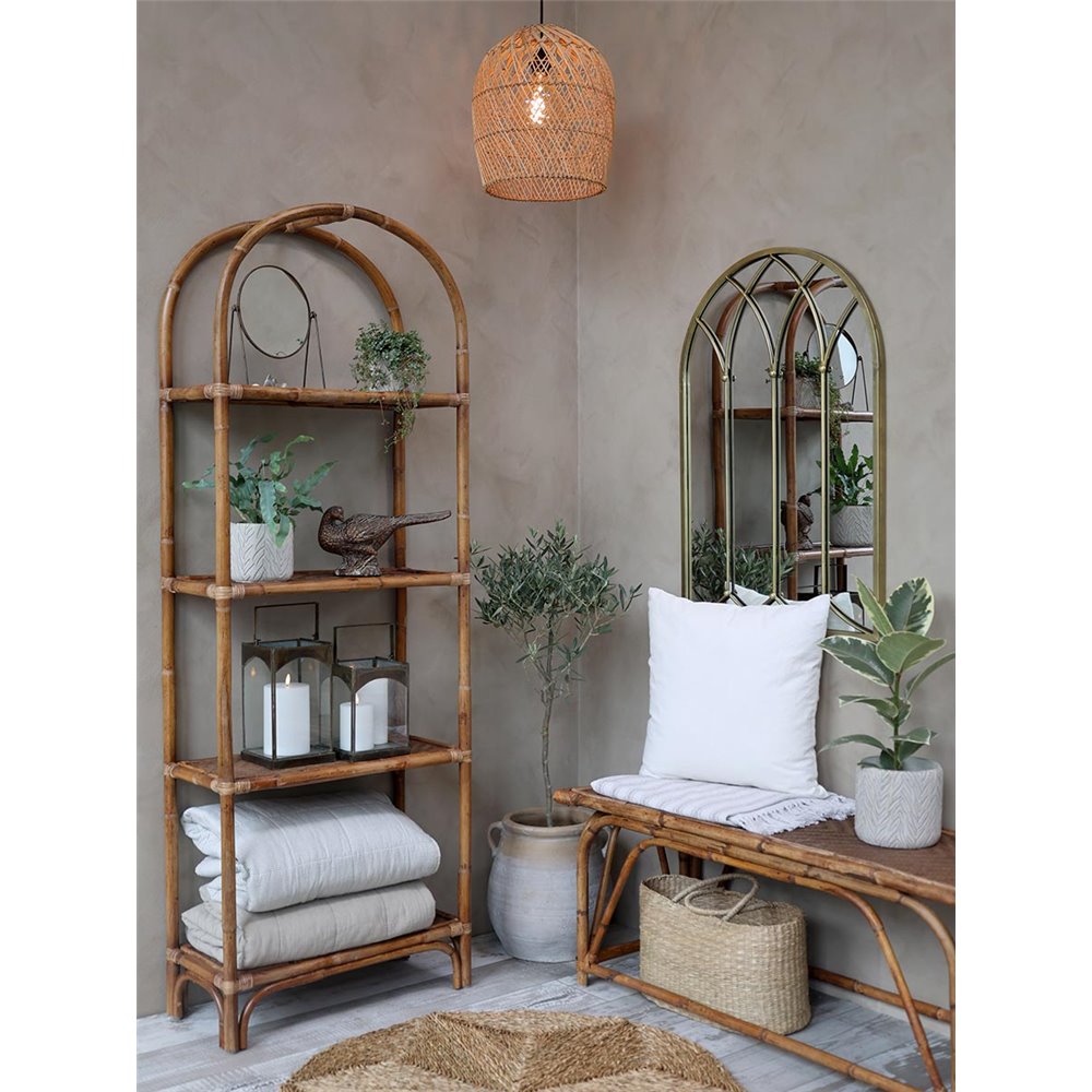 Rattanowa lampa boho Chic Antique B