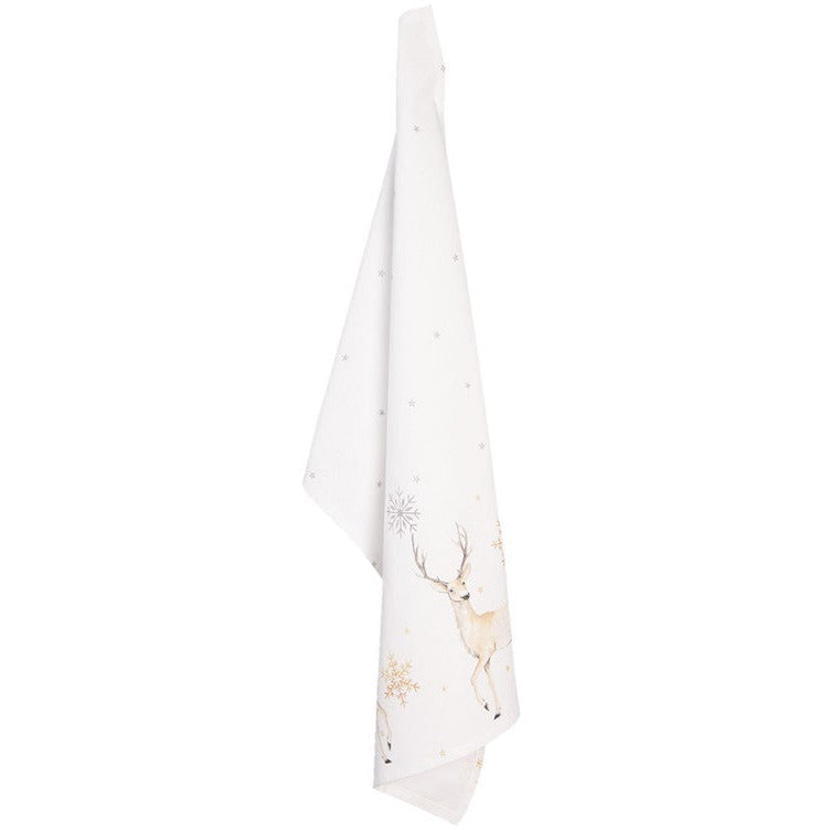 Ręcznik kuchenny bawełniany wzór renifery Clayre Eef