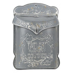 Skrzynka na listy metalowa szara jasna country Post Clayre Eef