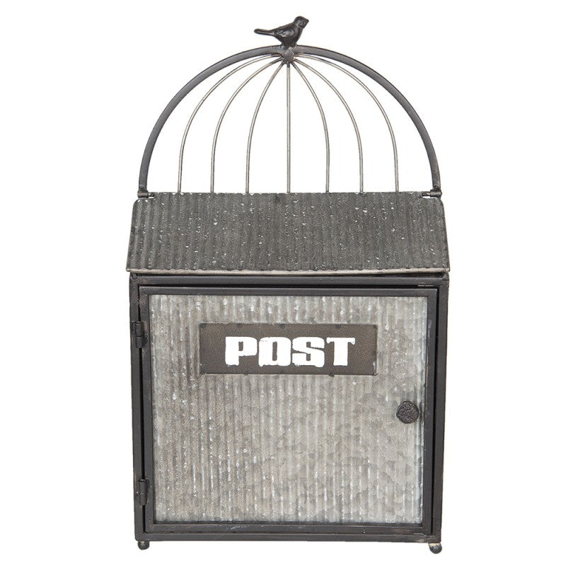 Skrzynka metalowa Post ptak Clayre Eef