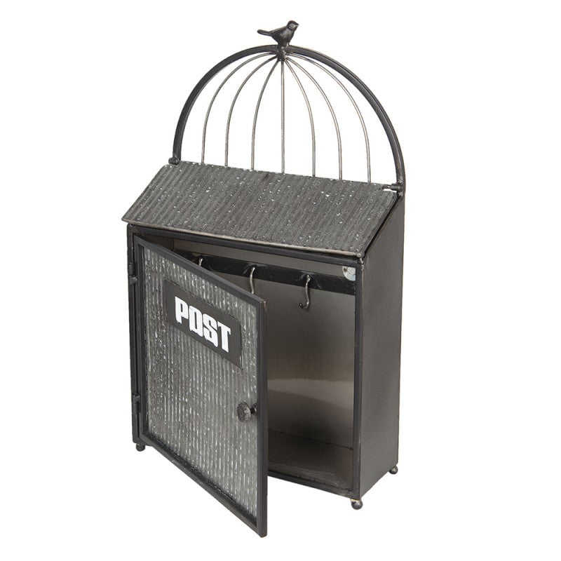 Skrzynka metalowa Post ptak Clayre Eef