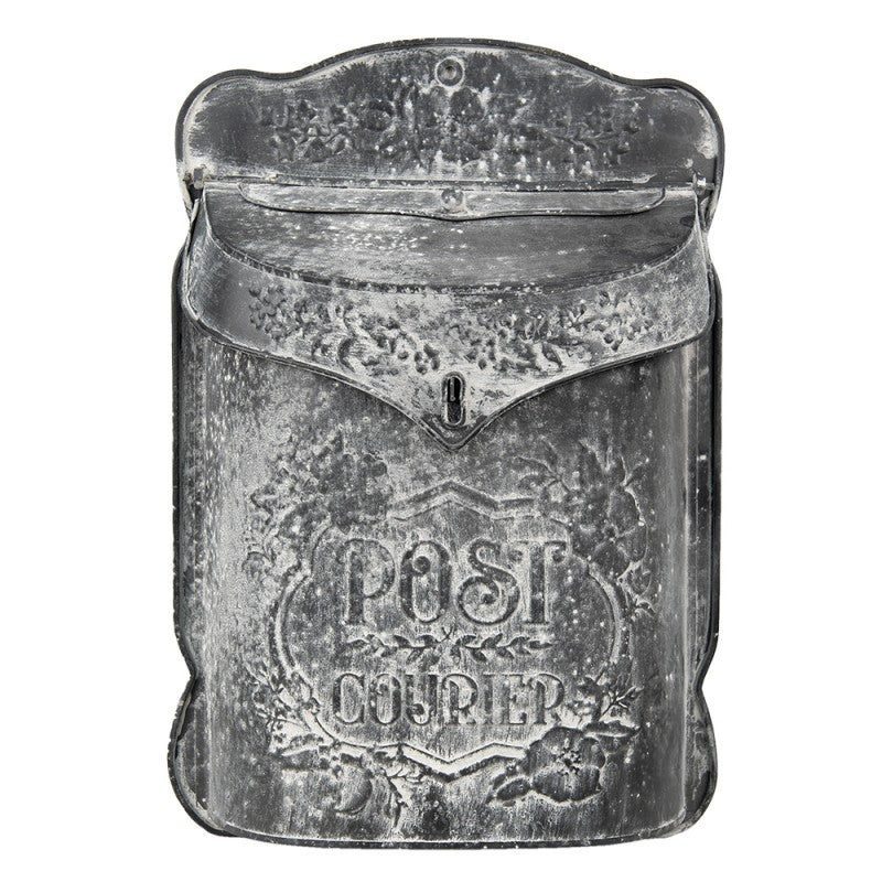 Skrzynka na listy metalowa szara country Post Clayre Eef
