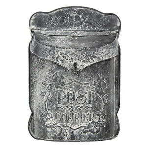 Skrzynka na listy metalowa szara country Post Clayre Eef