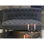 Sofa tapicerowana szara Chic Antique