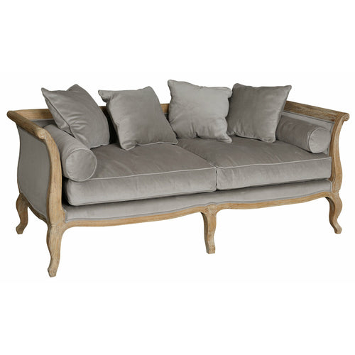 Sofa Classic szara welur Belldeco