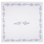 Obrus Marynistyczny w ryby 150 x 150 Clayre Eef