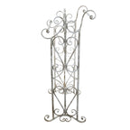 Stojak na ręczniki łazienkowe metalowy biały vintage Clayre Eef