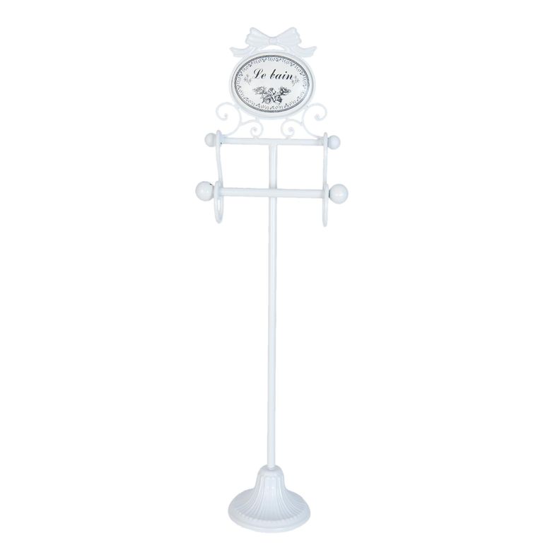 Stojak na papier toaletowy retro biały Le Bain Clayre Eef