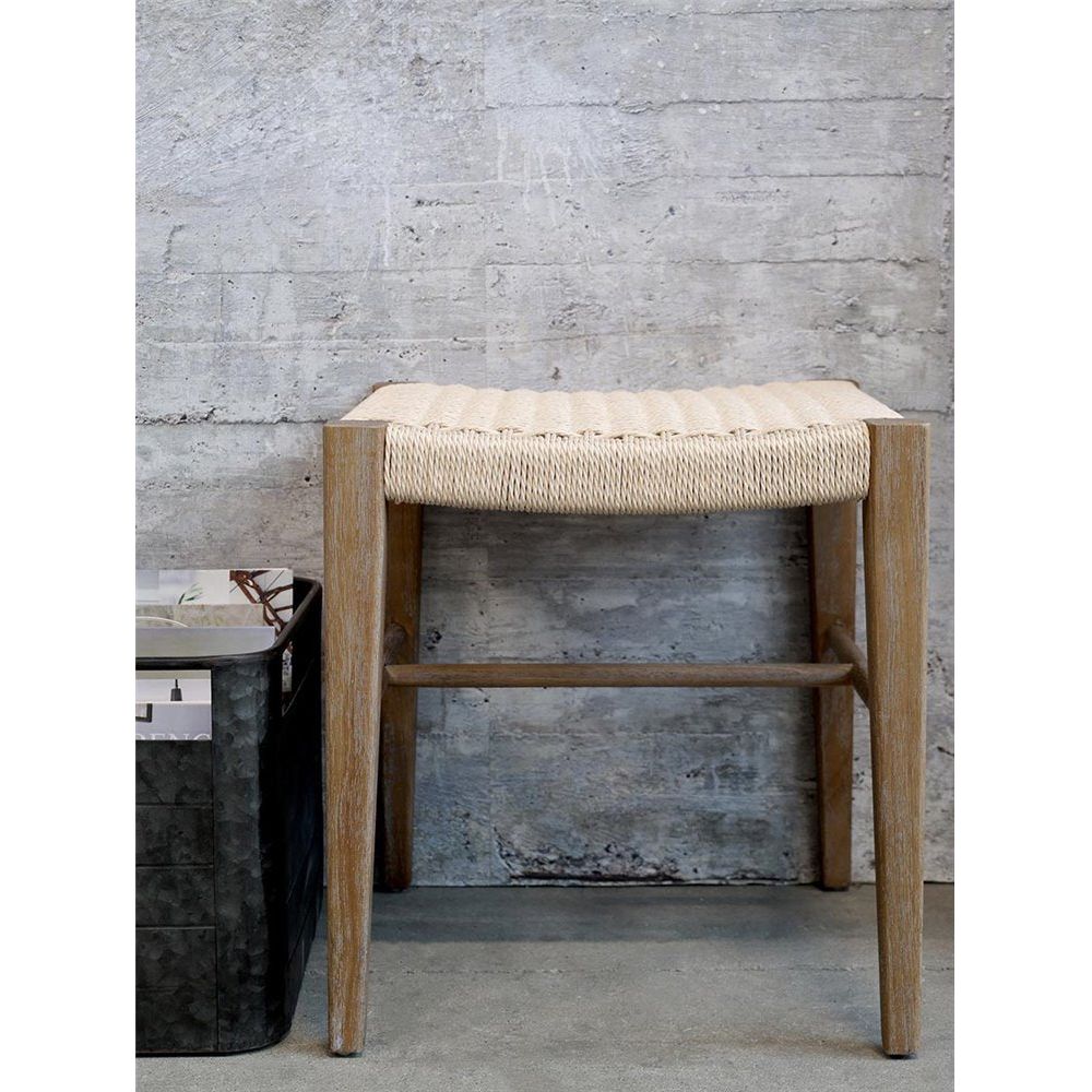 Stołek z plecionym siedziskiem Chic Antique Limoges